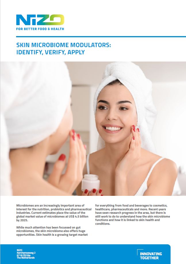 Leaflet: 'Skin microbiome modulators: Identify, verify & apply' 
