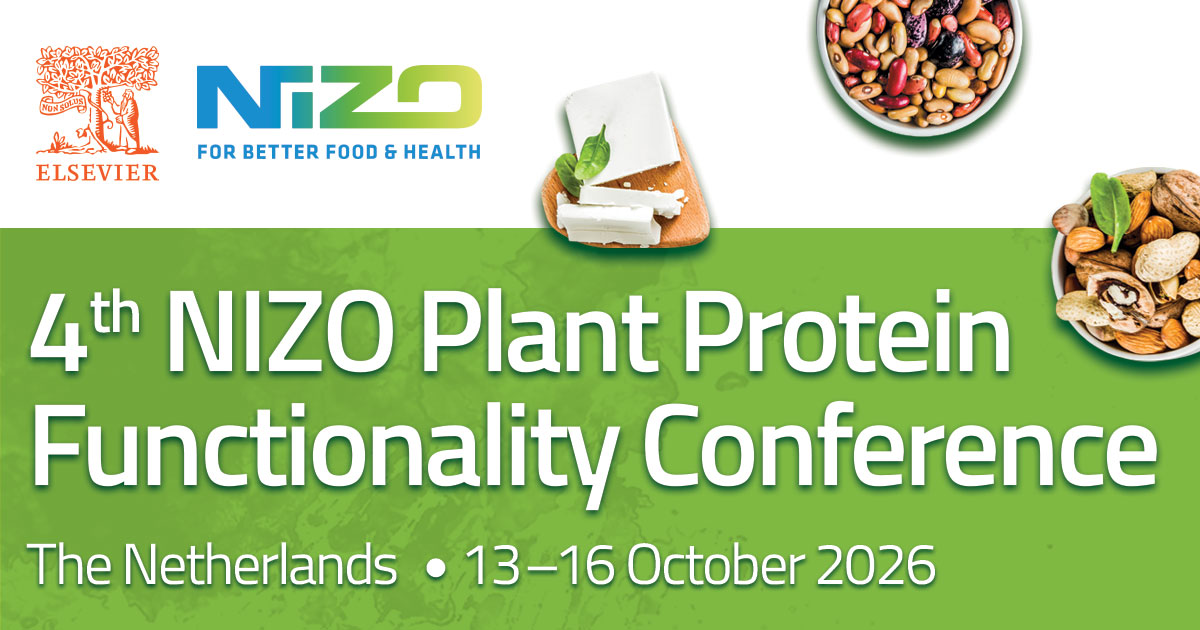 13-16 Oct | 4th NIZO Plant Protein Functionality Conference