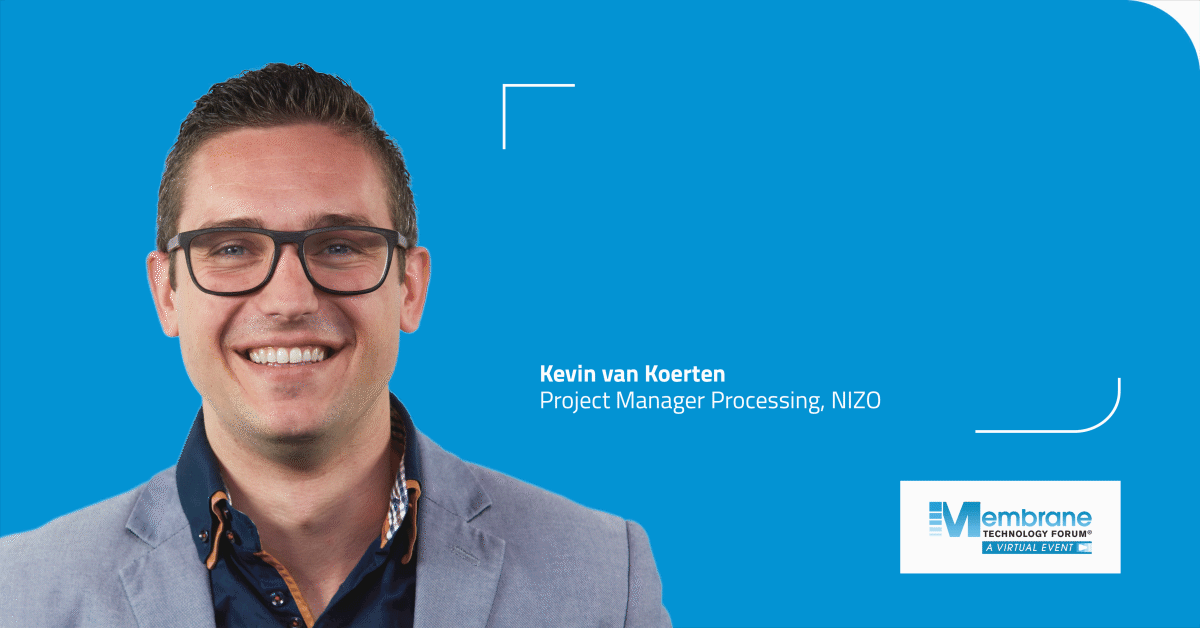 Kevin van Koerten presents at Membrane Technology Forum