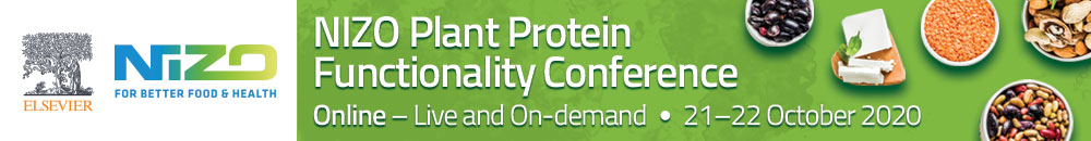 NIZO Plant Protein Functionality Conference will be held online – live and on-demand!